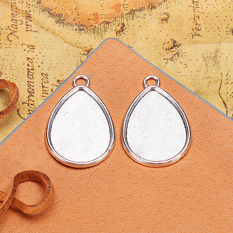18x25mm Teardrop Pendant Tray Bezel Setting