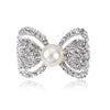 Silver Ribbon Bow