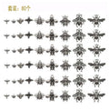 Silver-Tone Bee Metal Charms for Jewelry and Craft Projects view 1