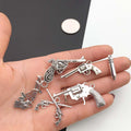 Antique Silver Guitar Metal Charms with 11 Listed Options view 4