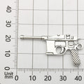 Antique Silver Guitar Metal Charms with 11 Listed Options view 12