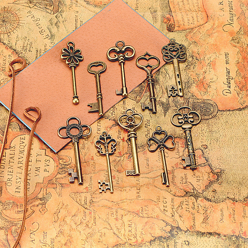 Classic Keychain Set Pack of 10 Styles