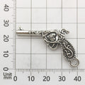 Antique Silver Guitar Metal Charms with 11 Listed Options view 9