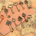 Vintage Alloy Keychain Set