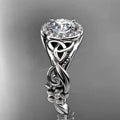 Silver Tone Round Clear Crystal Openwork Ring Fashion Jewelry view 2