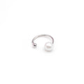 Pearl Look Hidden U No Piercing Ear Clips in Four Sizes view 6