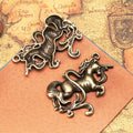 Running Unicorn Metal Charm in 3 Decorative Finishes view 4