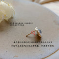 Gold Pearl Heart Square Round Stud Earrings Four Styles view 3