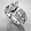 Silver Tone Size 9