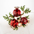 Red Gold Tone Pomegranate Enamel Metal Brooch Pin for Jackets and Lapels view 3