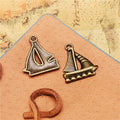 20x16mm Alloy Sailboat Charm Pendant Nautical Jewelry Finding