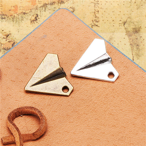 Close product view showing the folded paper airplane details