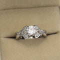 Clear Crystal Openwork Ring in Three Metal Tones Fashion Jewelry view 6