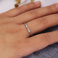 Silver Tone Sculpted Leaf Band Ring Fashion Jewelry view 4