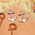 Nautical Anchor Metal Charm in 3 Decorative Finishes view 5