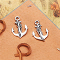 Rope Wrapped Anchor Metal Charm in 3 Decorative Finishes view 4