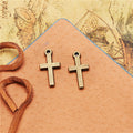 19x9mm Alloy Cross Charm Pendant