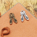 Vintage Metal Ballet Slippers Pendant in Multiple Finish Options for Jewelry Making view 2