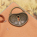 41x36mm Vintage Tiger Head Padlock Alloy Charm Pendant
