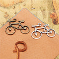 Classic Bicycle Metal Charm in 3 Finishes for Jewelry Crafts view 1