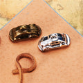 Dimensional Vintage Car Charms in Four Metal Finishes view 2