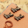 18x13mm Double-Sided 3D Train Alloy Charm Pendant