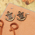 22x19mm Skull Anchor Alloy Charm Pendant
