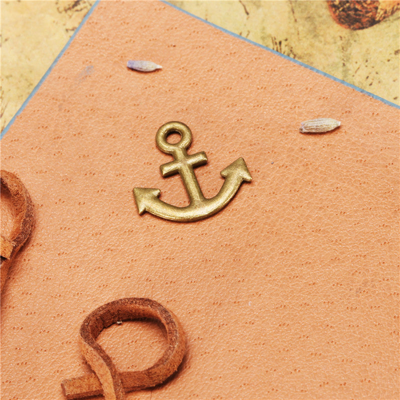 DIY Vintage Alloy Anchor Charm Pendant 17x16mm