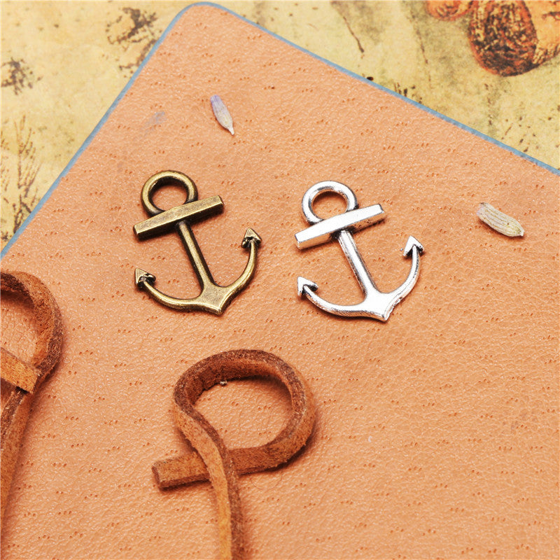 18x14mm Alloy Ocean Anchor Charm Pendant for DIY Jewelry