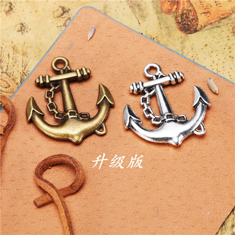 Nautical Anchor Zinc Alloy Charm Pendant 31x27mm