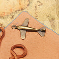 33x24mm Alloy Airplane Charm Pendant for DIY Jewelry or Keychain