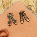 Alloy Bunny Head Charm Pendant with Bow and Rabbit Ears