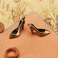 25x17mm 3D High Heel Shoe Alloy Charm Pendant
