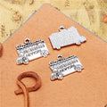 Double Decker Bus Alloy Charm Pendant in 3 Metal Finishes view 5
