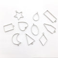 Metallic Pendant Frame Metal Charms with 8 Listed Options view 6