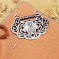 Ornate Openwork Lock Alloy Charm in 3 Metal Finishes view 6