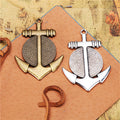 Anchor Cabochon Pendant Tray Jewelry Making Component view 2