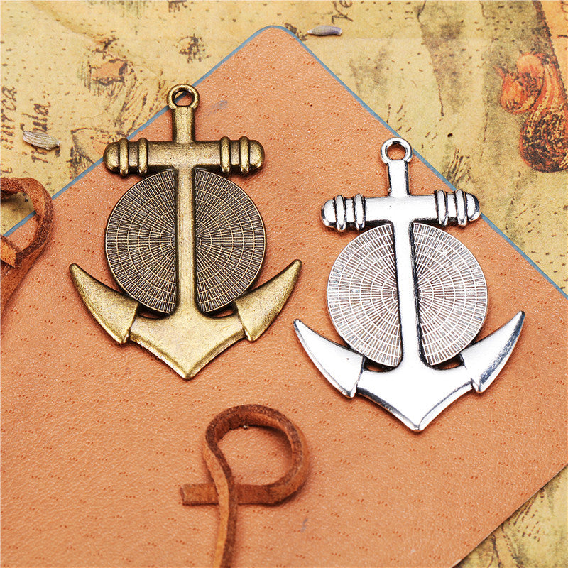 20mm Anchor Pendant Tray Alloy Bezel Setting