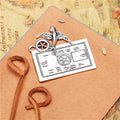 Bicycle Clock Face Metal Charms in Gold, Bronze and Silver Tones view 5