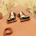 19x18mm 3D Ice Skate Alloy Charm Pendant