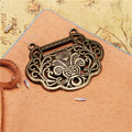 37x30mm Lucky Lock Alloy Charm Pendant