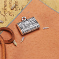 Chinese Lock Plaque Charm With Raised Character Details For Jewelry Making view 4