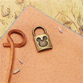 21x12mm Vintage Small Lock Alloy Charm Pendant