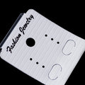 White Fashion Jewelry Earring Display Cards Two Styles view 4