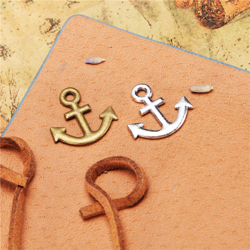 DIY Vintage Alloy Anchor Charm Pendant 17x16mm