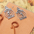 Openwork Birdcage Charm Pendant In Three Finishes For Jewelry Making view 3