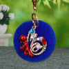 Royal-Blue Fu-Pompom