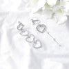 Silver Triple Hearts