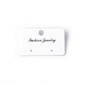 White Fashion Jewelry Earring Display Cards Two Styles view 5