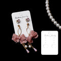 White Multi Hole Earring Display Cards with Hanging Slots view 2